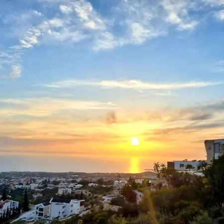 Villa With Sea And Mountain Views, Private Pool, Garden, 3 Bedrooms In Tala Paphos Exterior photo
